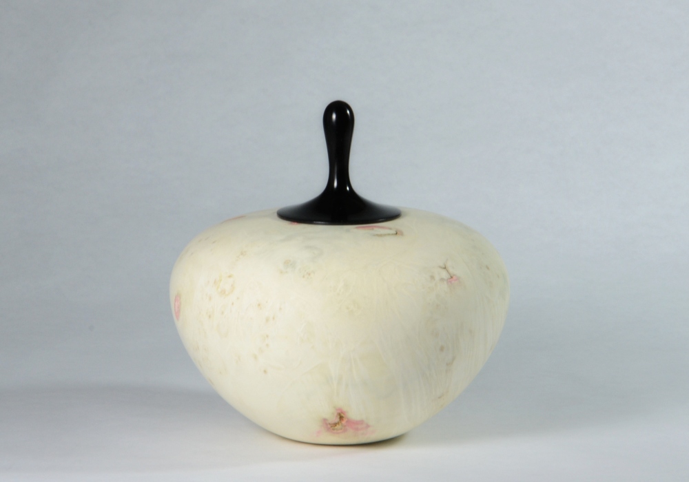 Bleached Manitoba Maple Keepsake Box.